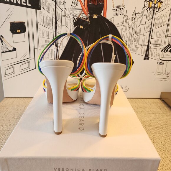 Veronica Beard Fletcher Multi-Colored Sandals - Picture 7 of 9